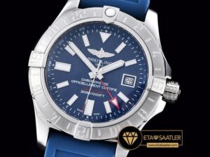 BSW0314B - Avenger II GMT SSRU Blue A-2836 - 01.jpg